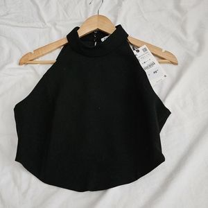 Zar Halterneck Top Cropped